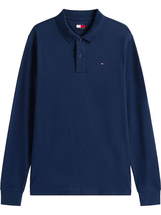 Polo Μπλούζα Μακρυμάνικη Navy Μπλε