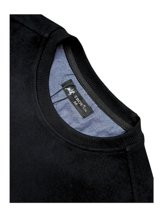 Troy Life Pulover cu mânecă lungă Black