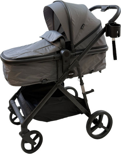 ForAll Fun Baby Star Adjustable 3 in 1 Baby Stroller Suitable for Newborn Gray