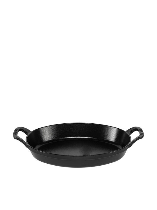 Staub 28 Cm Oval Cast Iron Dutch Oven 28x15cm 1.6lt