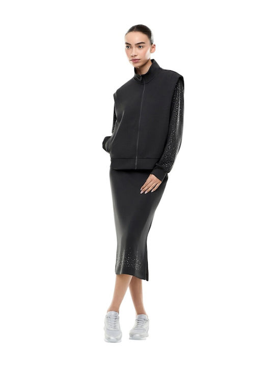 Women's Sweatshirt Jacket Gray