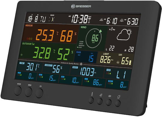 Bresser 7003700 Wireless Stație meteorologică Digital De masă Gri Bresser 7003700 Wireless Stație meteorologică Digital De masă Gri