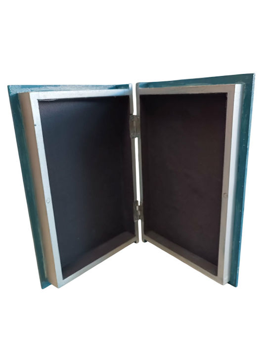 Dekorative Box Metallisch Speicherung im Buchformat 17x26x5cm