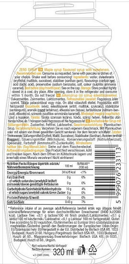 Biotech Usa Zero Syrup 320ml Pancake