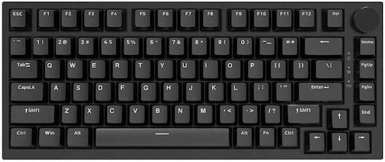 Ajazz AK820 Gaming Μηχανικό Πληκτρολόγιο 75% με Φωτιζόμενα πλήκτρα (Αγγλικό US)