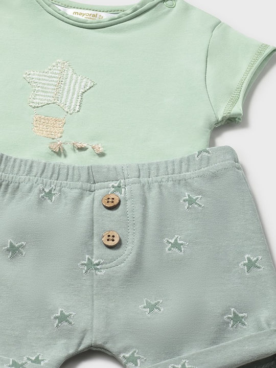 Kids' Set with Pants Summer 4pcs Green