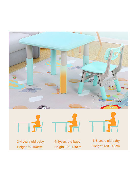 Măsuță pentru Copii din Plastic Albastru