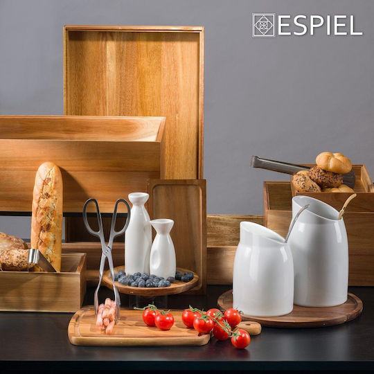 Espiel Διακοσμητικός Δίσκος Ξύλινος Στρογγυλός