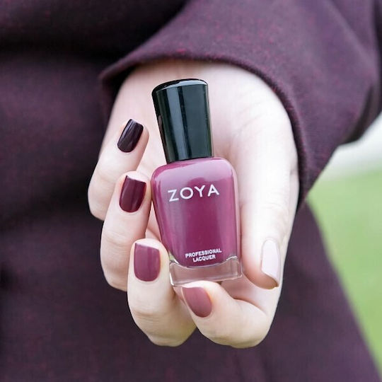 Zoya Βερνίκι Νυχιών Μακράς Διαρκείας Quick Dry Μωβ Toni 15ml