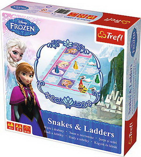 Настолна игра FROZEN Snakes & Ladders за 2-4 играчи 4+ години (EN) Disney