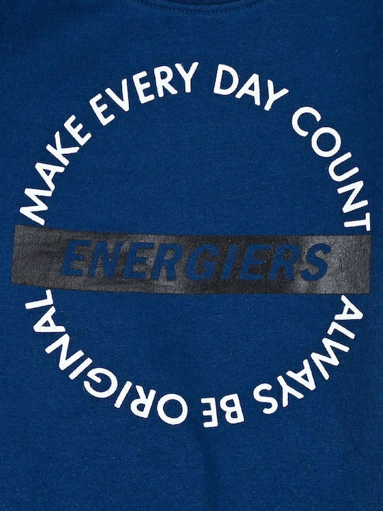 Kids Sweatpants Set Grey melange, Black, Petrol 3pcs Make Every Day Count