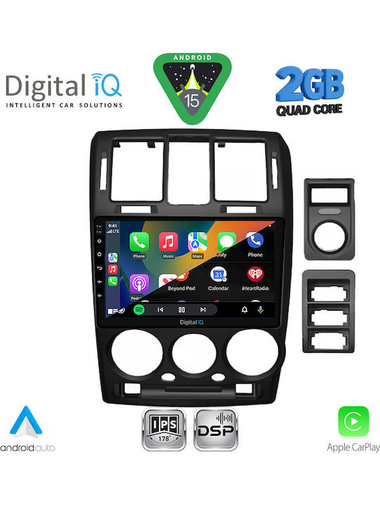Digital IQ Car Audio System for Hyundai Getz 2002-2011 (Bluetooth/USB/WiFi/GPS/Apple-Carplay/Android-Auto) with Touch Screen 9"