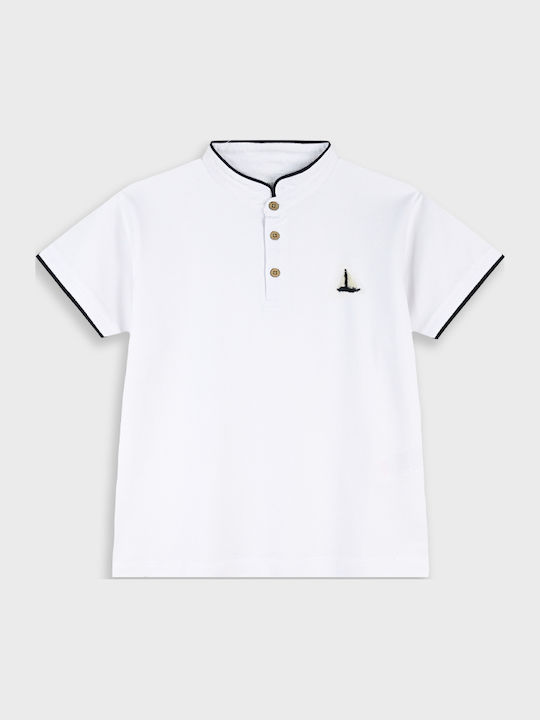 Kids Top Short-sleeved White