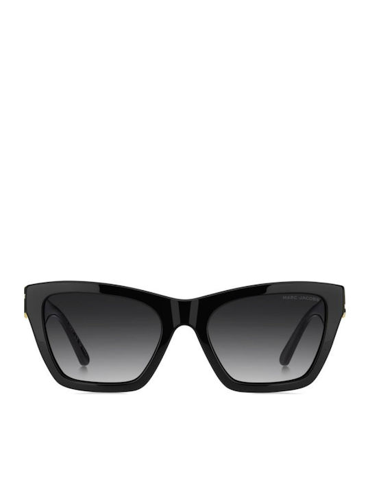 Marc Jacobs Unisex Γυαλιά Ηλίου με Μαύρο Κοκκάλινο Σκελετό και Γκρι Ντεγκραντέ Φακό MARC 884/S 807/9O