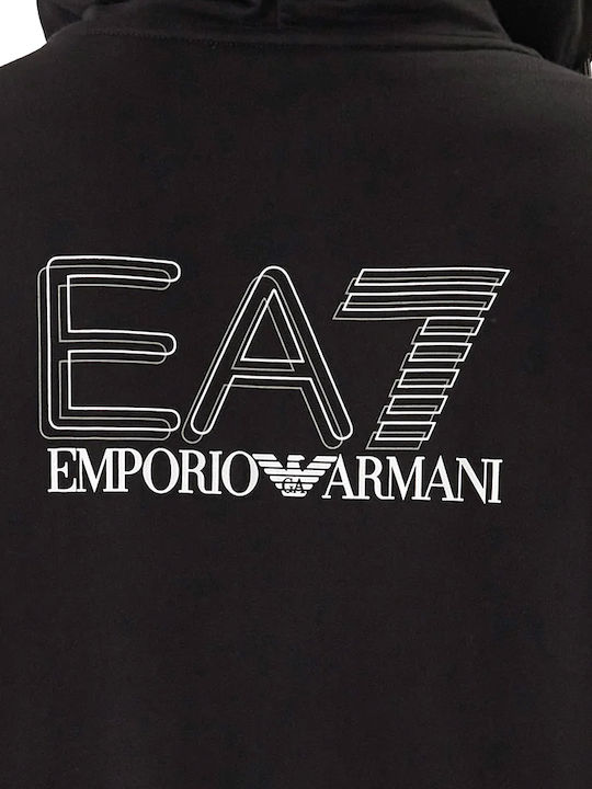 Sweatshirt with Hood Black