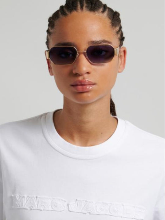 Marc Jacobs Unisex Γυαλιά Ηλίου με Χρυσό Μεταλλικό Σκελετό και Ντεγκραντέ Φακό MARC 890/S LKS/08