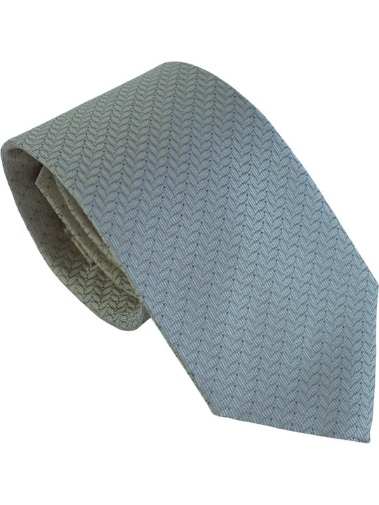 Pierre Cardin Men's Tie Silk Printed in Gray Color