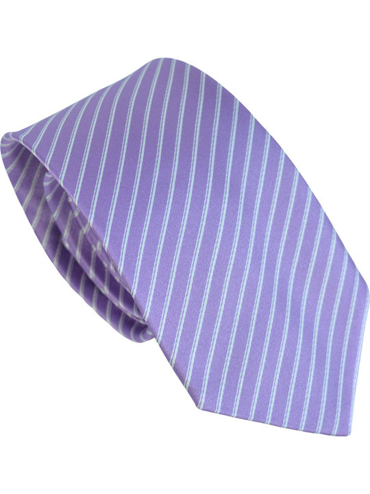Pierre Cardin Men's Tie Silk Printed in Purple Color