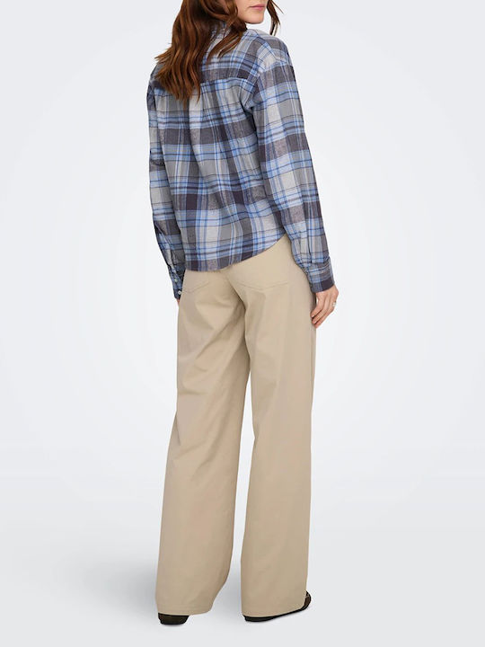 Wide Women's Chino Trousers Biege