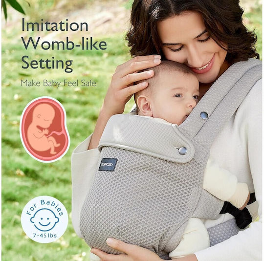 Momcozy Classic Carrier Gray with Maximum Weight 20kg
