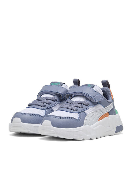 Trinity Lite Kids Sneakers with Hoop & Loop Closure Multicolour