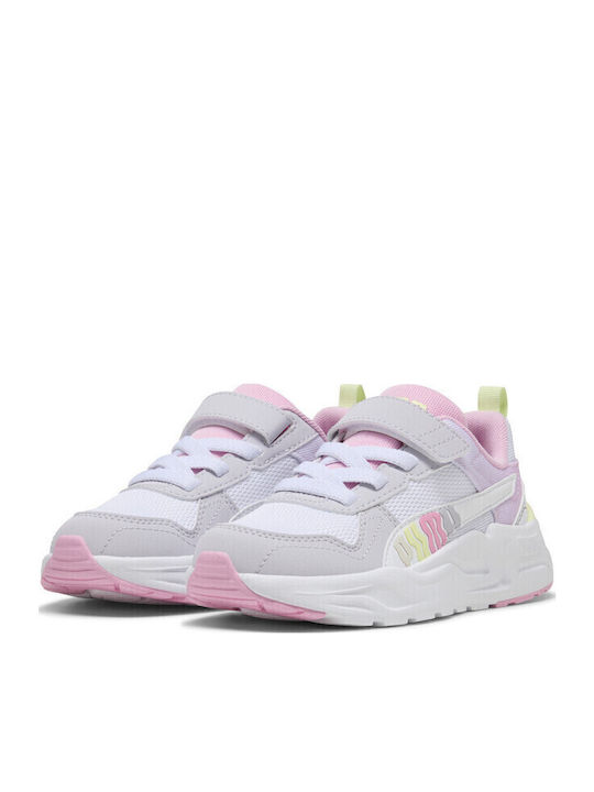 Trinity 2 Παιδικά Sneakers Ανατομικά με Σκρατς Πολύχρωμα