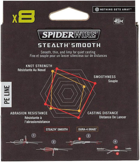 Spiderwire Stealth Smooth 8 Crystal 150m 0,130mm 1515661