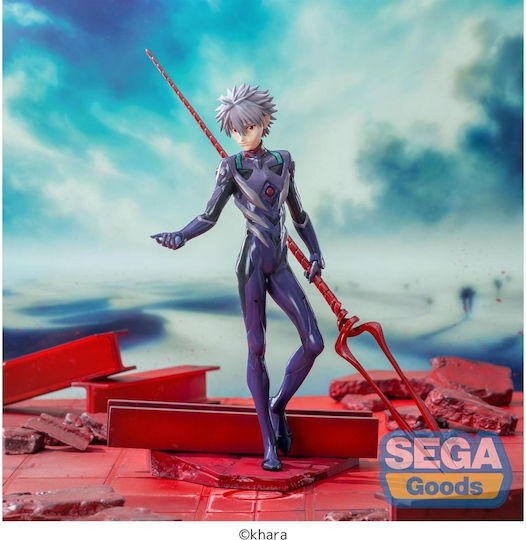Evangelion 3.0+1.0 Thrice Upon A Time Kaworu Nagisa X Spear Longinus Φιγούρα Αγαλματίδιο 21cm