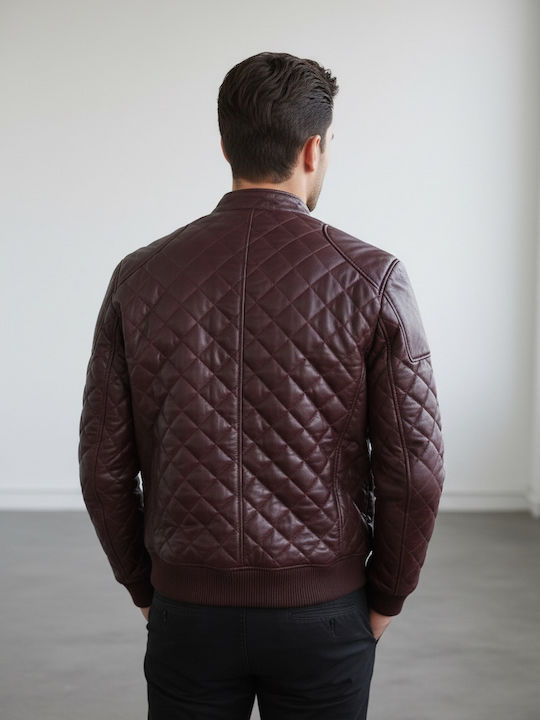 Leather Jacket Bordeaux