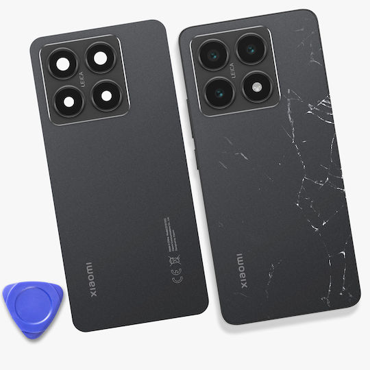 Clappio Capac Baterie De Schimb Xiaomi 14T Cu Adeziv Preinstalat Negru