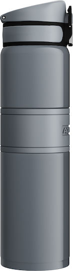 Aquaphor Flasche Thermosflasche Rostfreier Stahl 480ml Gray