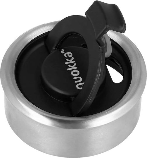 Quokka Glass Thermos Stainless Steel BPA Free 400ml Greenstone with Mouthpiece