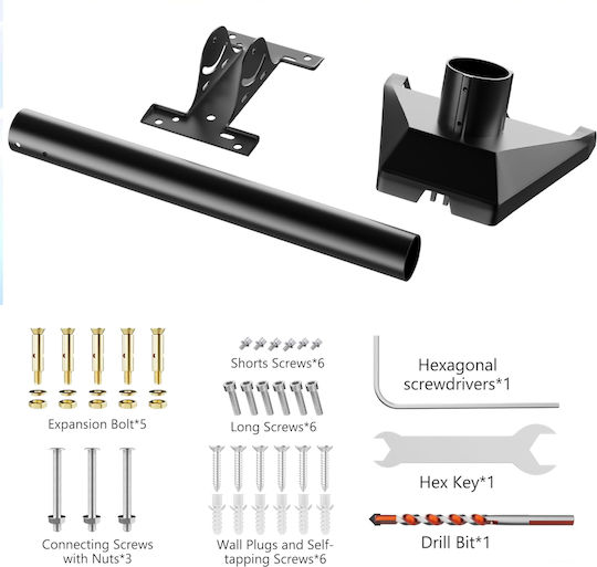Βάση Οροφής Starlink Gen 3 Mount Heavy Duty Pivot Roof Mount Kit Compatible Gen3 V3 Starlink Standard Dish Adjustable Roof Pole Mounting Kit Starlink Gen 3 Dish Κωδ.1-per0087