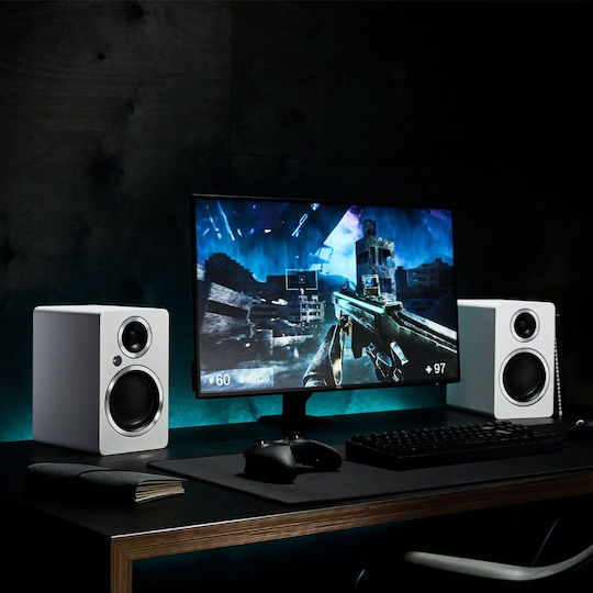 Argon Audio Fenris A4 Самоусилващи се тонколони 2 Брой шофьори 100W (Двойка) Бял