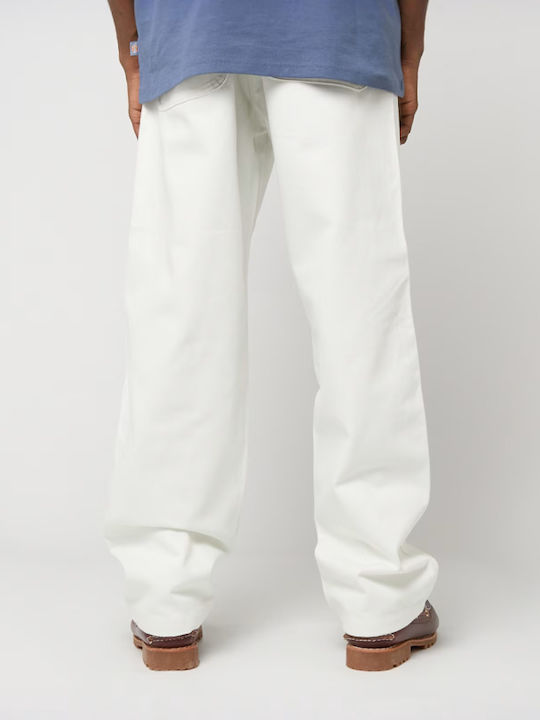 Men's Jeans Pants with Loose Baggy Fit White