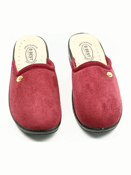 Anatomical Women's Slippers Burgundy