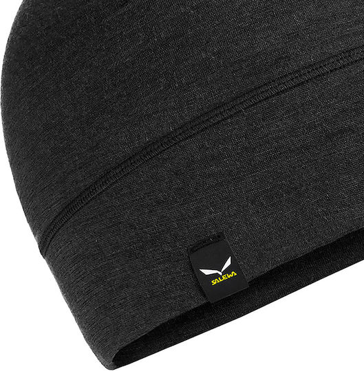 Cristallo Beanie Unisex Strickmütze in Schwarz