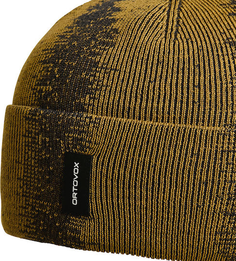 Beanie Unisex Σκούφος με Rib Πλέξη σε Πράσινο χρώμα