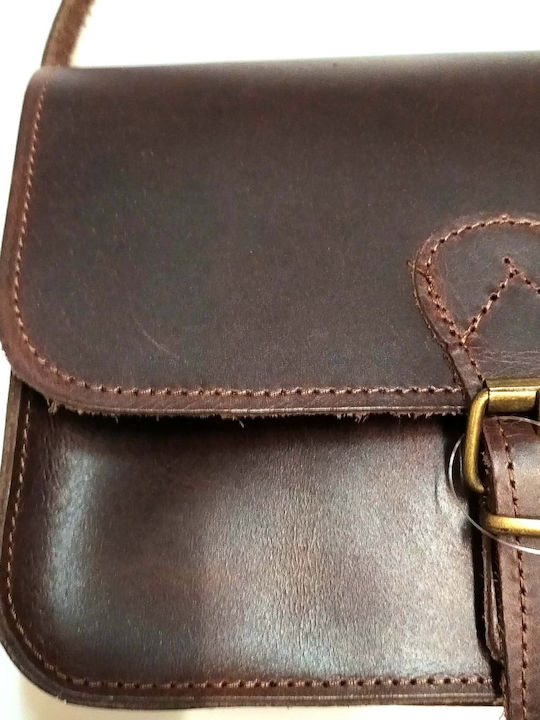 Leder Damentasche Umhängetasche Braun