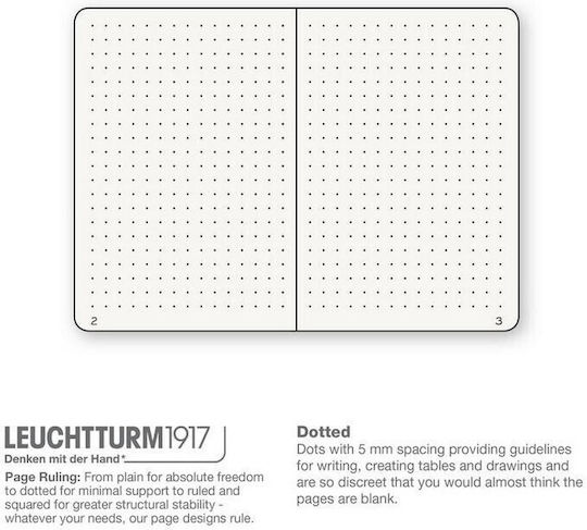 Leuchtturm1917 L Notebook Σημειωματάριο A5 Bullet με Τελείες
