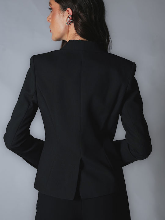 Sotris Long Women's Blazer Black