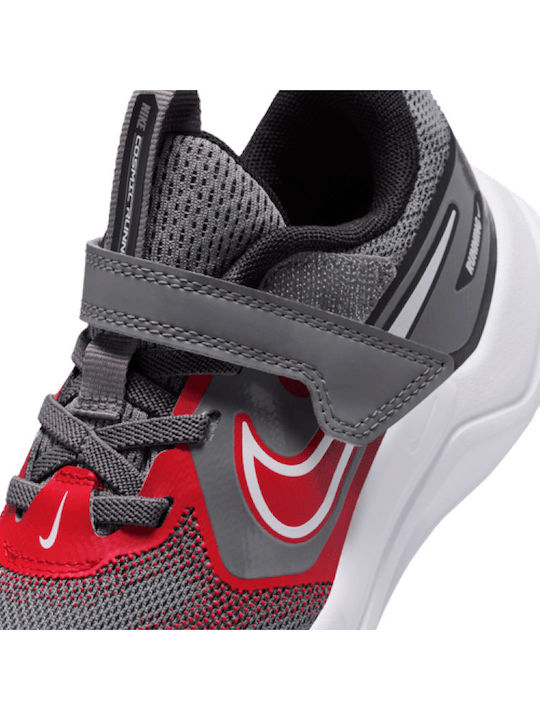 Cosmic Runner Kids Sports Shoes Running with Hoop & Loop Closure Gray