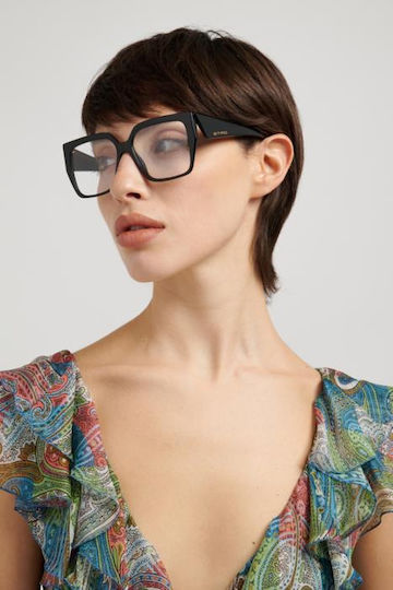 Etro Brillengestelle mit Rezept Schwarz