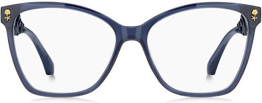 Etro 0129 Pjp 55 Brillengestelle mit Rezept Farbe Blau