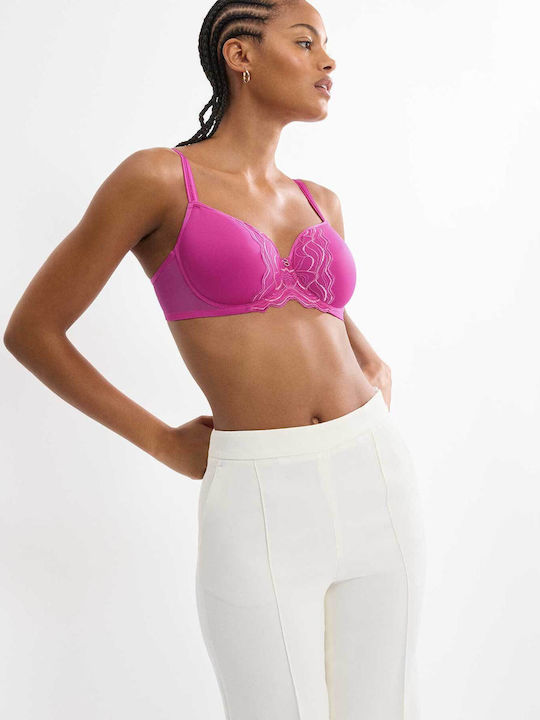 Palina Balconette Plum Fusion Сутиен с Банели
