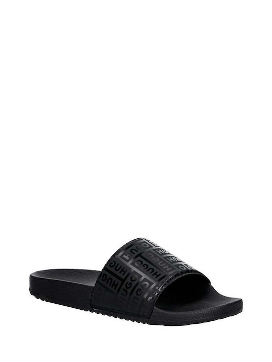 Men's Black Slides