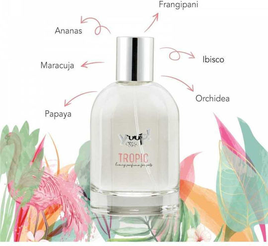 Yuup Tropic Parfum Esențe Tropicale Orhidee Ananas Fructul Pasiunii Papaya 100ml