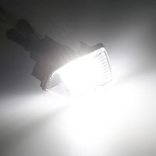 Best-Ka Светлини за регистрационната табела LED за Citroen C3 / C4 / C5 / Berlingo / Xsara / Saxo / C3 Picasso / C4 Picasso / Xsara Picasso 2бр