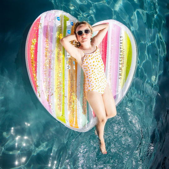 Swim Essentials Inflatable Sea Mattress with Glitter 150x100cm