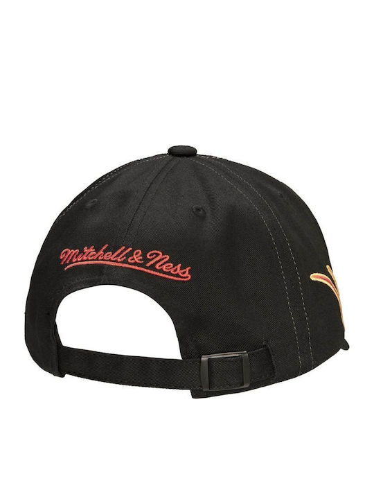 Mitchell & Ness Nba La Los Angeles Lakers Flamez Strapback Cap 6luxmm20018 Lalblck